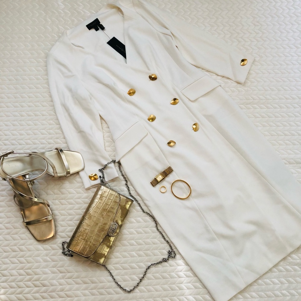 Donna Karan Cream Dress